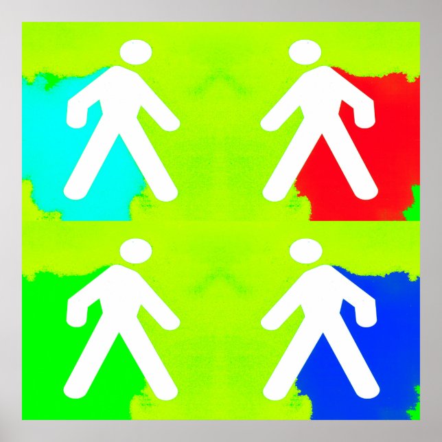 Poster Super heróis (Frente)