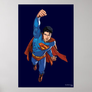 Póster Super-Homem Voando para a frente