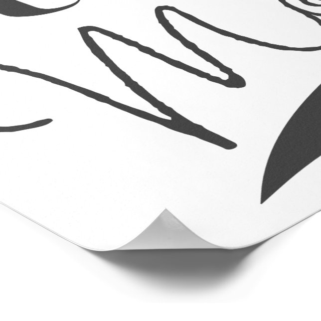 Poster Super Mãe (Borda)