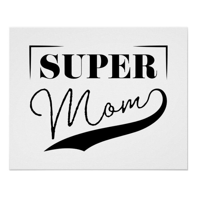 Póster Super Mãe (Frente)
