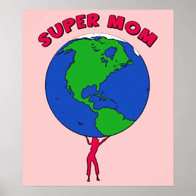 POSTER SUPER MOM (Frente)