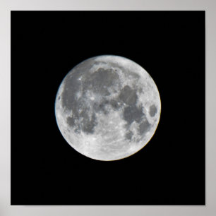 Poster Super Moon   Mendota Heights Minnesota