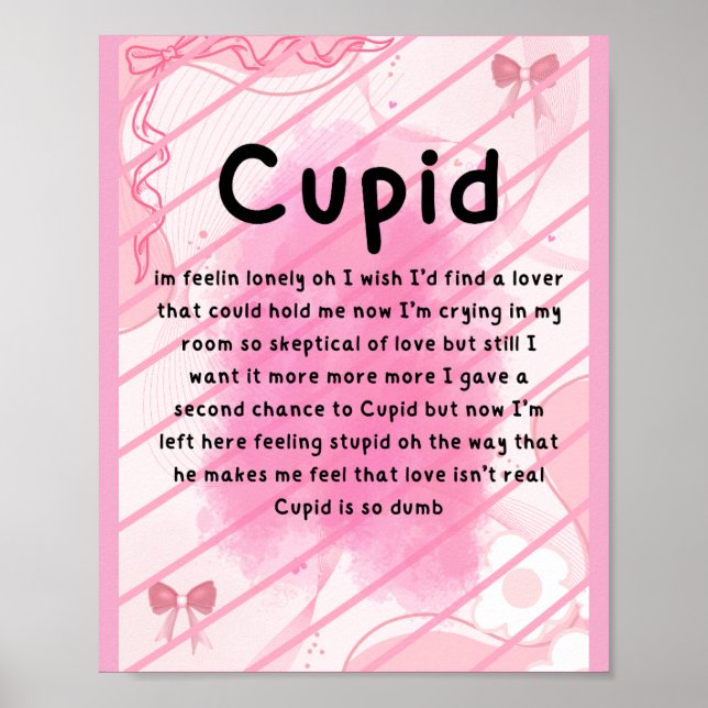 Poster 💗🎀 Super Rosa Cupido 💕✨ (Frente)