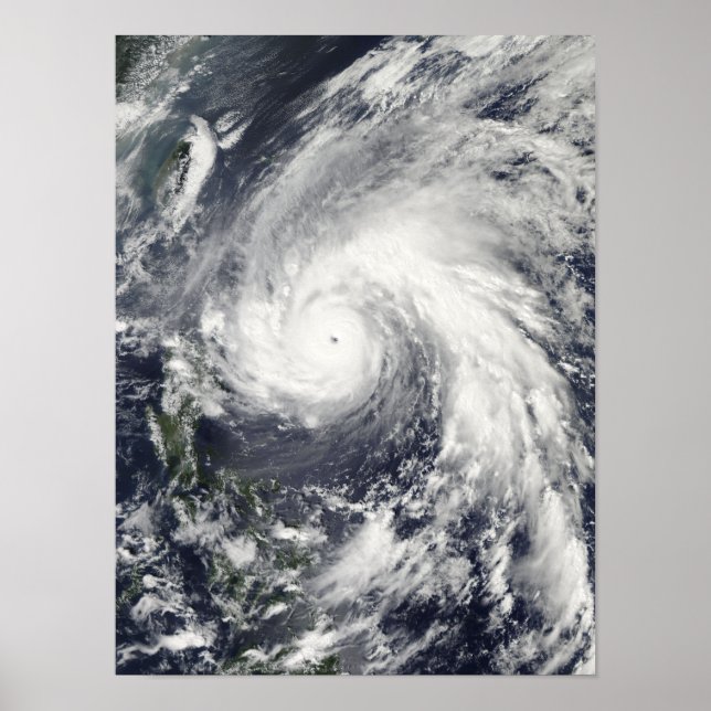 Póster Super Typhoon Megi (Frente)