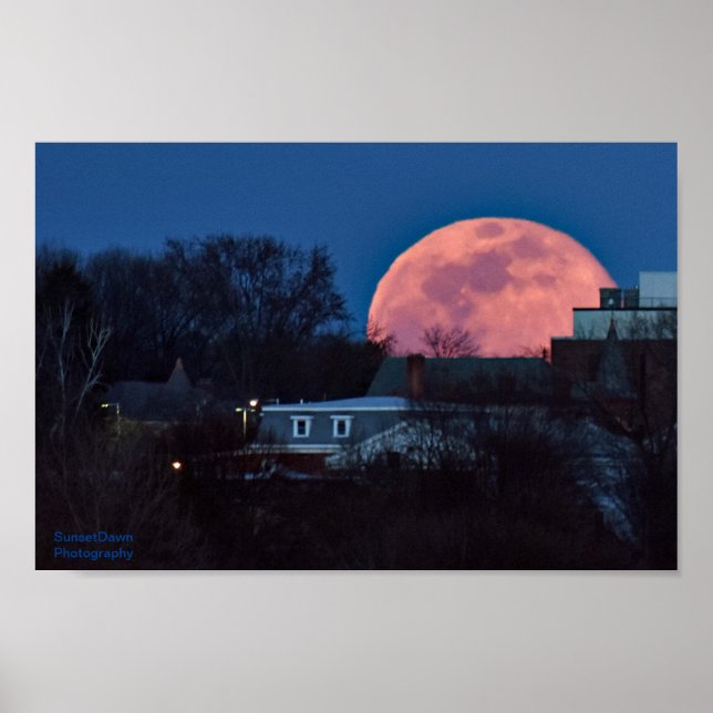 Poster Super Worm Moon 2020 (Frente)