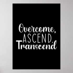 Poster Superação e Ascendência - Gym, Hustle, Sucesso