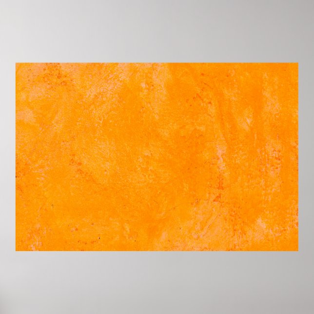 Poster Superfície de cimento laranja, fundo de padrão abs (Frente)