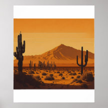 Superfície do Deserto Vintage