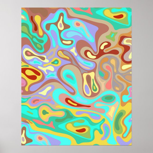 Poster Superfície líquida 12 (Frente)