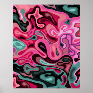 Poster Superfície líquida 5