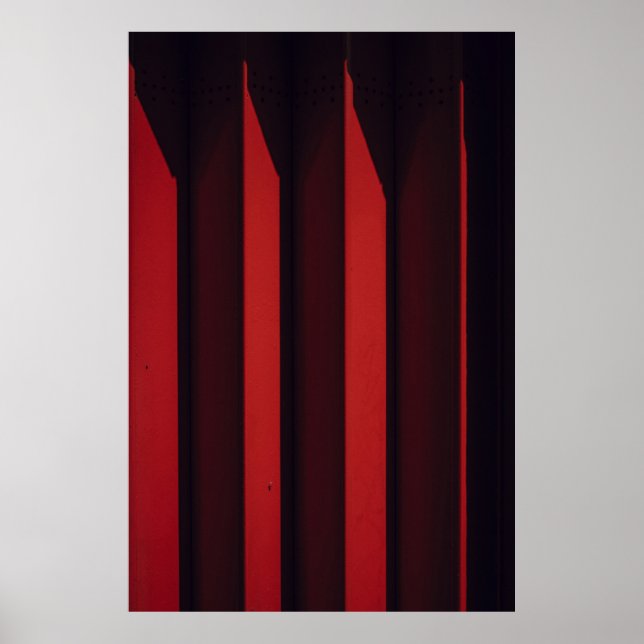 Poster Superfície vermelha (Frente)