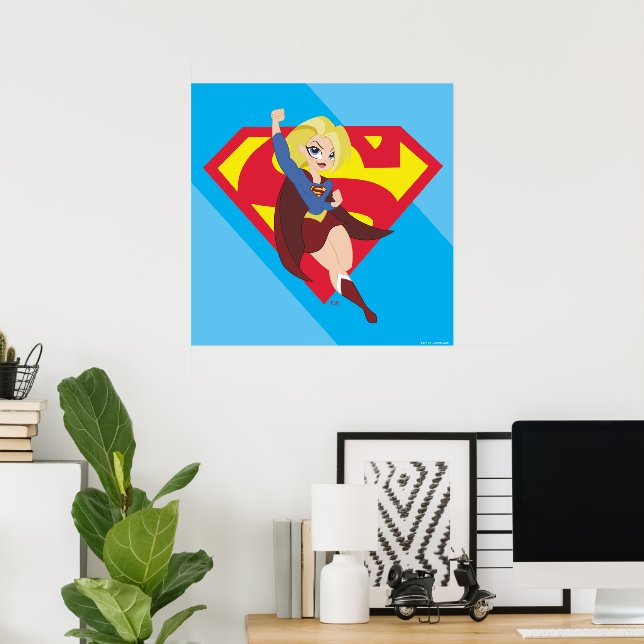 Poster Supergarota DC Super Hero Girls (Escritório em casa)
