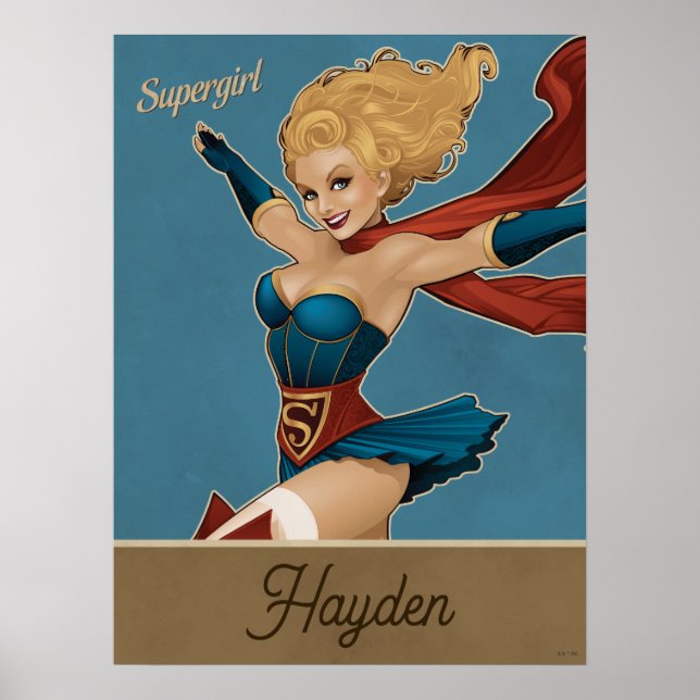 Poster Supergirl Bombshell (Frente)