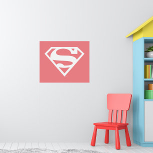 Poster Supergirl Escudo S Sólido