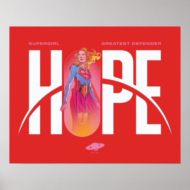 Poster Supergirl Esperança (Frente)