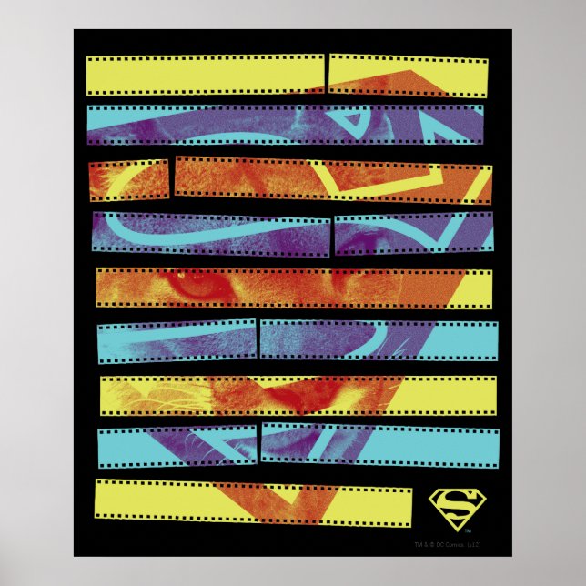 Póster Supergirl Filmstrip (Frente)