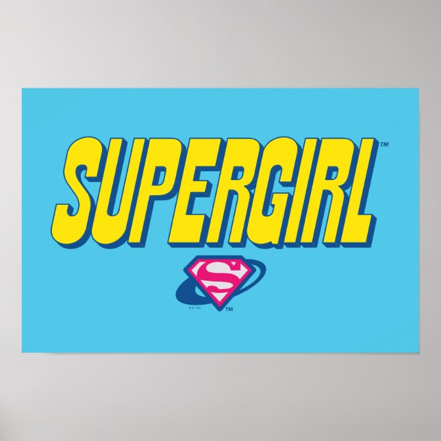 Poster Supergirl Pop Logo (Frente)