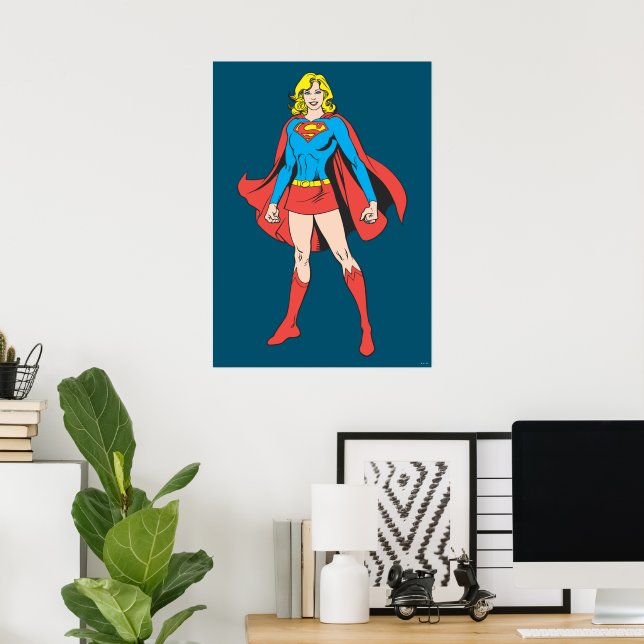 Poster Supergirl Poses (Escritório em casa)