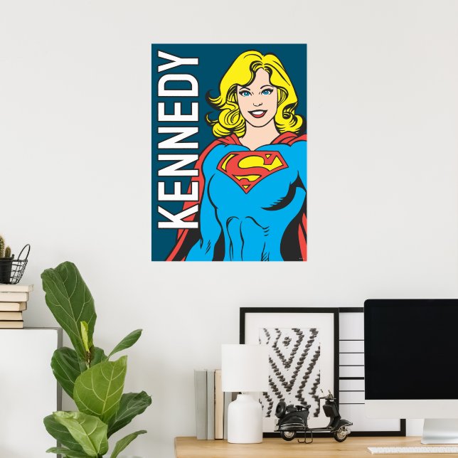 Poster Supergirl Poses (Escritório em casa)
