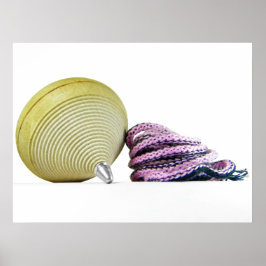 Poster superior de fiação de madeira