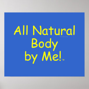 Póster SUPERIOR todo o corpo natural