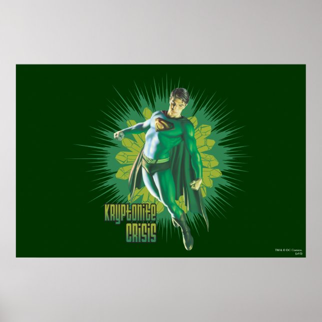 Póster Superman Kryptonite Crisis (Frente)