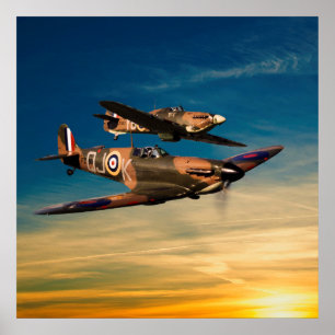 Póster Supermarines
