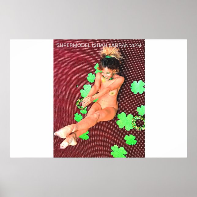 PÓSTER SUPERMODELO ISHAH LAURAH RUA. DIA DE PATTY 2018 (Frente)