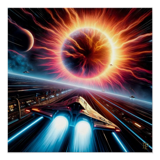 Póster Supernova Blastoff (Frente)