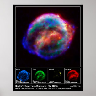 Poster Supernova do Kepler - SN 1604