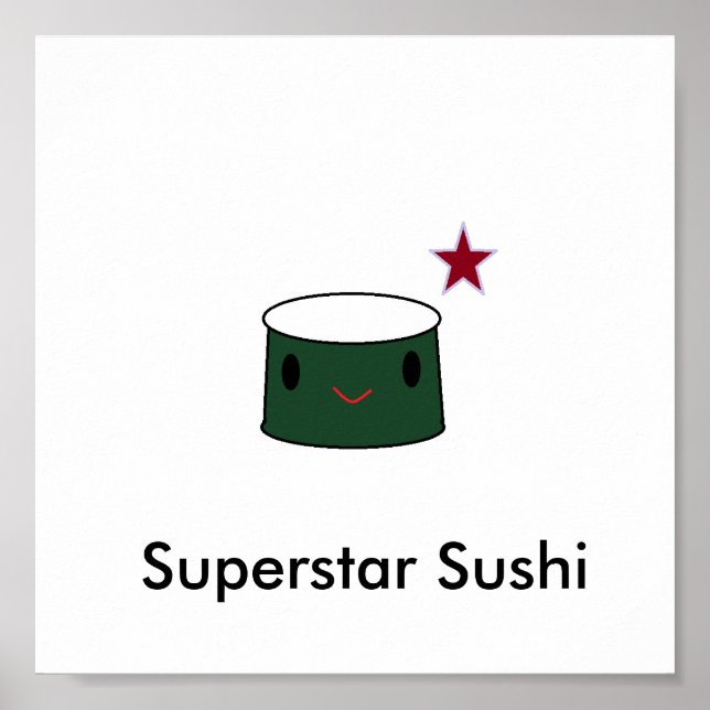 Poster Superstar Sushi (Frente)