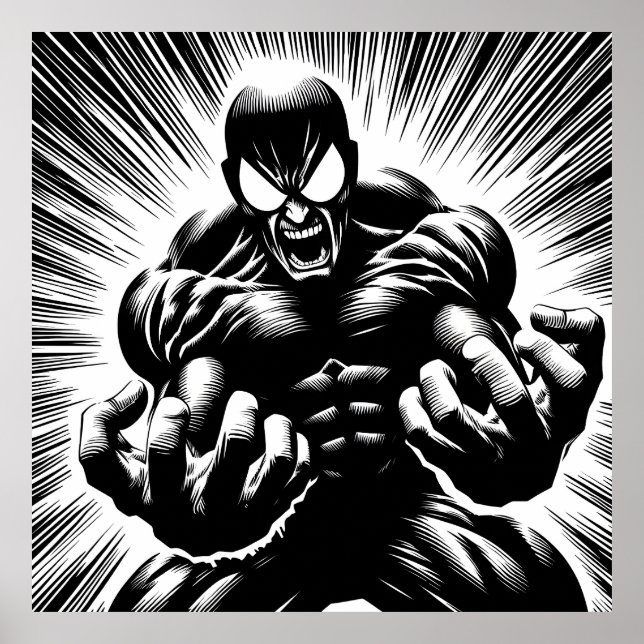 Poster Supervillain (Frente)