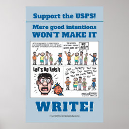 Poster Suporta o USPS! Pôster