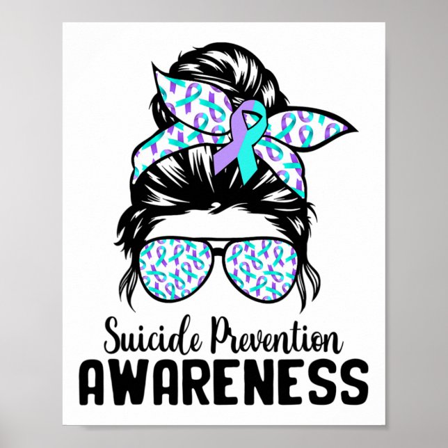 Poster Suportar Awarene de Prevenção Suicida de Bun Sad (Frente)