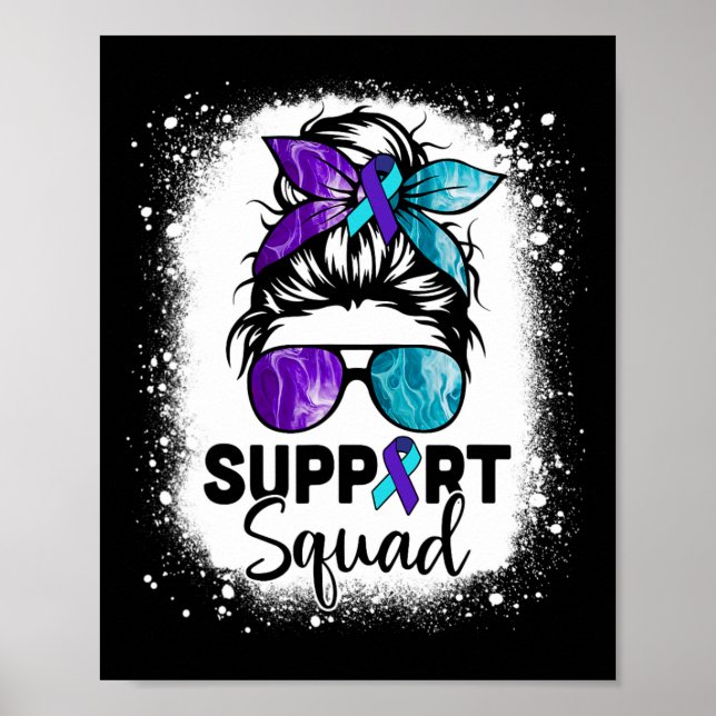 Poster Suportar Awarene de Prevenção Suicida de Bun Sad (Frente)