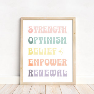 Poster Suporte a Pastel Sober