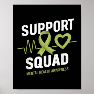 Poster Suporte ao Verde limão R de Consciência da Saúde M