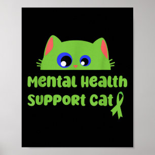 Poster Suporte de Saúde Mental Cat _ Saúde Mental S Aware