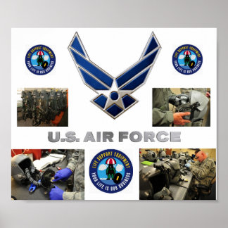 Póster Suporte de vida da tripulação