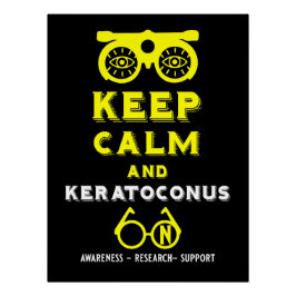 Póster Suporte E Consciência De Keratoconus