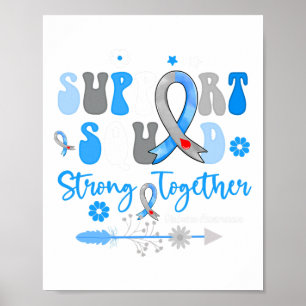 Poster Suporte Groovy Esquadrão Friso T1D Sensibilização 