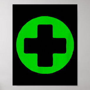 Poster Suporte médico genérico de medicamentos