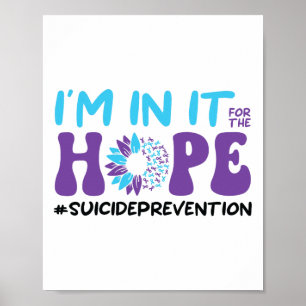 Poster Suporte Mental Saúde Medicamento Prevenção ao Suic