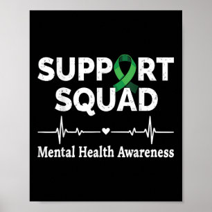Poster Suporte Mês de Sensibilização para Saúde Mental Es