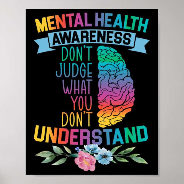 Poster Suporte para saúde mental 1 (Frente)