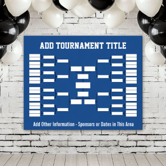Poster Suporte para torneio desportivo - equipes Blue 32