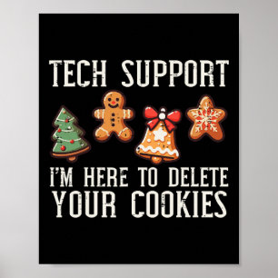 Poster Suporte Técnico De Natal Aqui Para Excluir Cookies