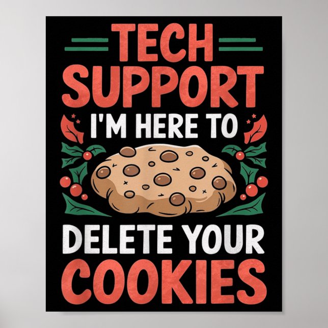 Poster Suporte Técnico Natal Helpdesk Geeko de Computador (Frente)
