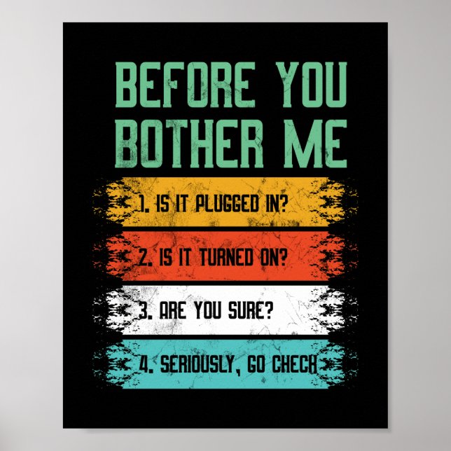 Poster Suporte técnico para tecnologia da informação (Frente)