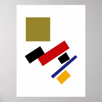 Poster Suprematismo Kazimir Malevich